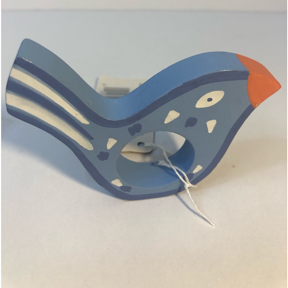 COPY - NWT 18 Piece Hallmark Painted Wood Bird napkin rings